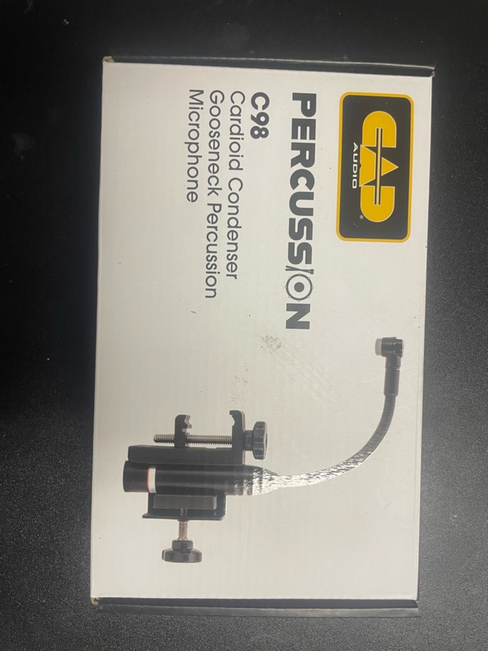 CAD Audio Percussion C98 Cardioid Condenser Microphone - White/Black